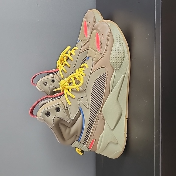 Puma Other - PUMA Suede RS X Mid Kids Casual Shoe Brown 380422-01 NEW Multi